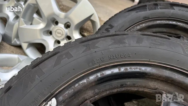 16” структурни джанти за Opel със зимни гуми (2 х Maxxis DOT 3520 и 2 х Nexen DOT2724), снимка 5 - Гуми и джанти - 56042906