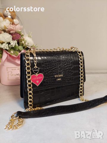 Черна чанта Guess кодSG334, снимка 3 - Чанти - 39852660