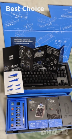 Геймърска клавиатура Mountain Everest MAX , снимка 11 - Клавиатури и мишки - 53057748