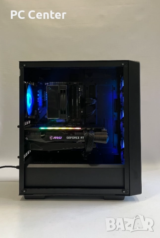 Геймърски компютър AMD Ryzen 5 5600X, RTX 3070 8GB, 16GB ram, снимка 2 - Геймърски - 52582310