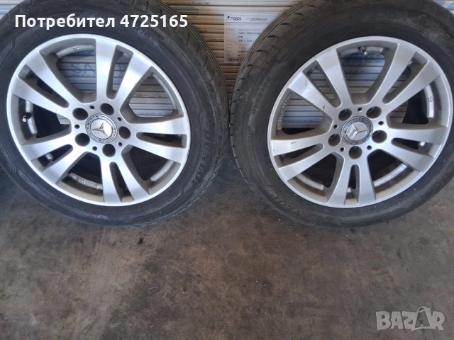 Джанти с гуми Мерцедес 16’, снимка 4 - Гуми и джанти - 54305812