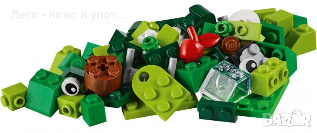 НОВО Lego Classic - Творчески зелени тухлички (11007), снимка 3 - Конструктори - 39496613