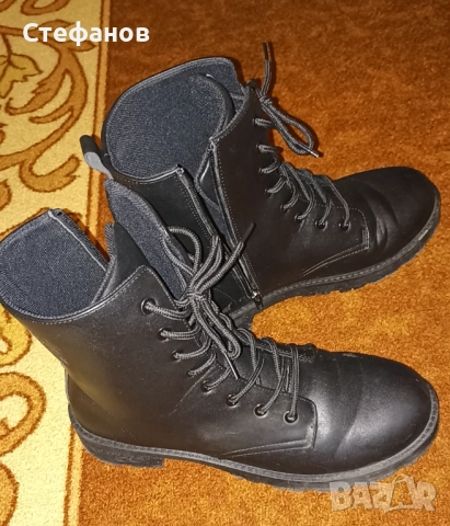 Дамски кожени боти, снимка 3 - Дамски боти - 52432713