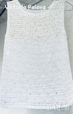 Красив потник с пайетки, снимка 13 - Корсети, бюстиета, топове - 50650389