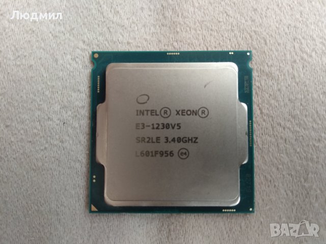  Intel Xeon E3-1230 v5 4-Core 3.4GHz