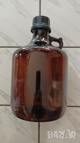 Шише, дамаджана 3 литра от цветно стъкло. , снимка 4 - Други стоки за дома - 42549878