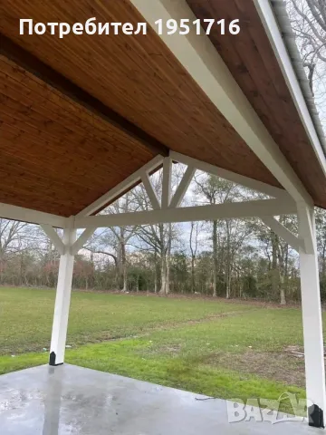 изграждане на дървени навеси , снимка 7 - Ремонти на покриви - 47896137