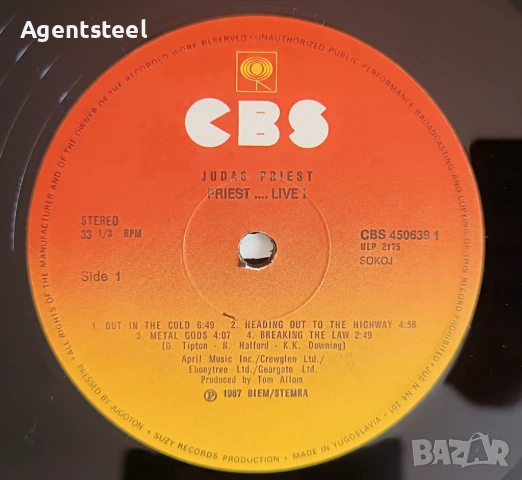 Грамофонна плоча PRIEST...LIVE!, снимка 3 - Грамофонни плочи - 54269638