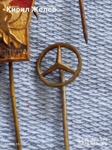 Лот значки 15 броя стари редки TESLA,KRUPP, MERCEDES за КОЛЕКЦИЯ 32423, снимка 9 - Колекции - 50851471