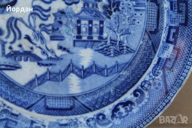 Стара английска чиния ''Staffordshire'' , снимка 9 - Колекции - 49961289