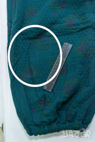 Дамски панталон от памук в зелен нюанс Ian Mosh - L, снимка 4 - Панталони - 42819900