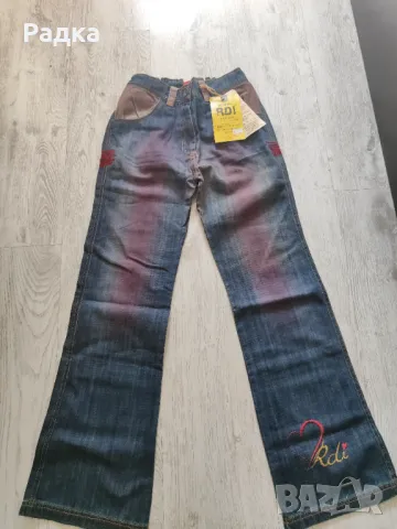 Нови детски дънки за момиче размер 146, снимка 2 - Детски панталони и дънки - 49426108