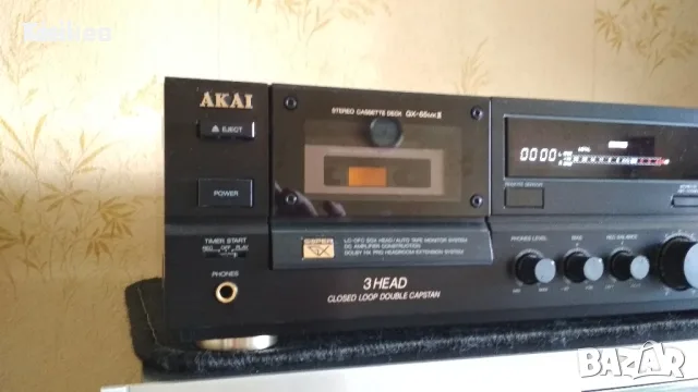 Триглав касетен дек Akai GX-65Mk2, снимка 11 - Декове - 55769484