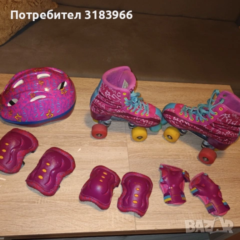 пълен комплект ролери ., снимка 4 - Спортна екипировка - 54256270