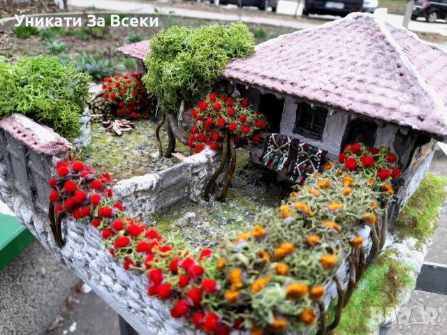 продавам авторски мини макет на стара ,българска къща, снимка 12 - Колекции - 44561349