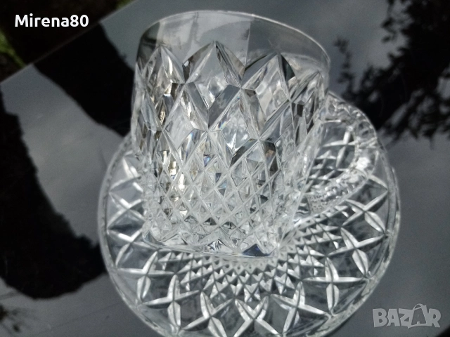 * Bohemia * - 2 бр. кристални чаши - нови ! , снимка 4 - Антикварни и старинни предмети - 52655372