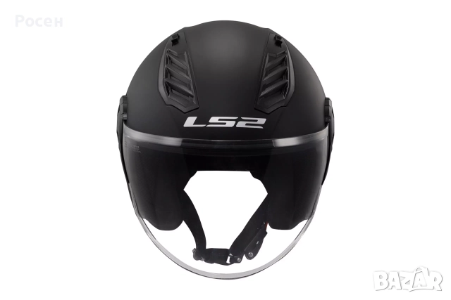 Каска с отворено лице LS2 OF616 AIRFLOW II SOLID MATT BLACK, снимка 3 - Аксесоари и консумативи - 52632176