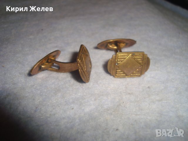 СТАРИННИ БРОНЗОВИ ПОЗЛАТЕНИ БУТОНЕЛИ с ИЗЯЩНА РЕТРО ОРНАМЕНТИКА 12351, снимка 4 - Антикварни и старинни предмети - 37597068
