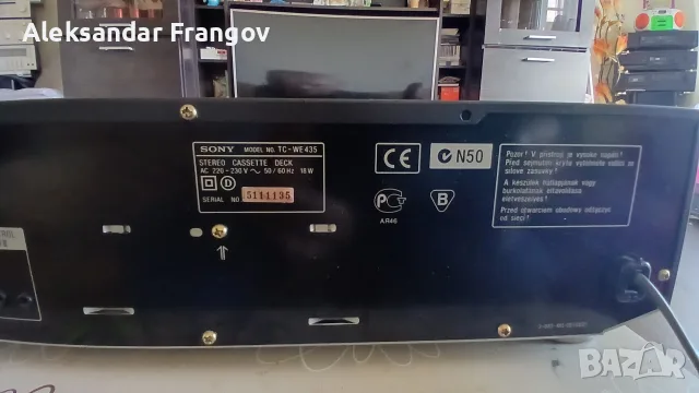 Sony  TC - WE 435 stereo deck ЗАЯВЕН, снимка 7 - Декове - 56514543
