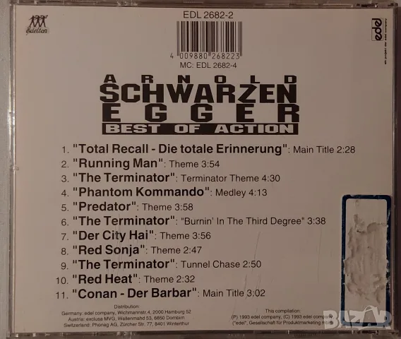 ARNOLD SCHWARZENEGGER , снимка 2 - CD дискове - 55940636