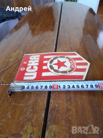 Старо Флагче,флаг ЦСКА #2, снимка 3 - Антикварни и старинни предмети - 37053480