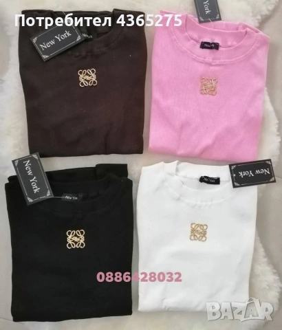 нов топ модел блузки, снимка 2 - Тениски - 54124980