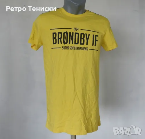 Тениска на Brøndby IF • тренировъчен модел • Brondby • жълто • размер L • Мъже