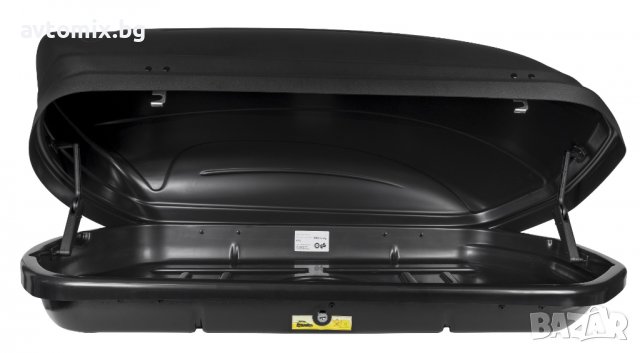 Автобокс багажник Menabo Mania 320L черен металик, снимка 4 - Аксесоари и консумативи - 40006853