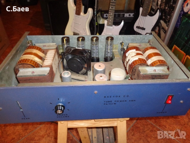 Лампов усилвател-стъпало 100 вата.tube amp., снимка 5 - Ресийвъри, усилватели, смесителни пултове - 49701709