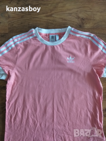  Adidas 3 Stripes Tee - страхотна дамска тениска, снимка 5 - Тениски - 36543726