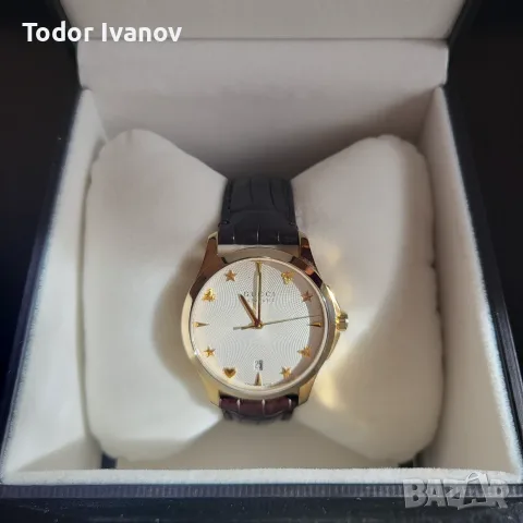 Gucci GG Часовник G-Timeless Automatic Swiss Watch - YA126470