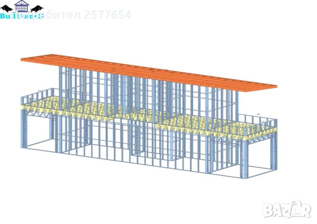 Къща,Бунгало,Преместваема къща,Сглобяеми къщи,Модулни,Жилищни-105м² 16386 €, снимка 3 - Строителни материали - 44192154