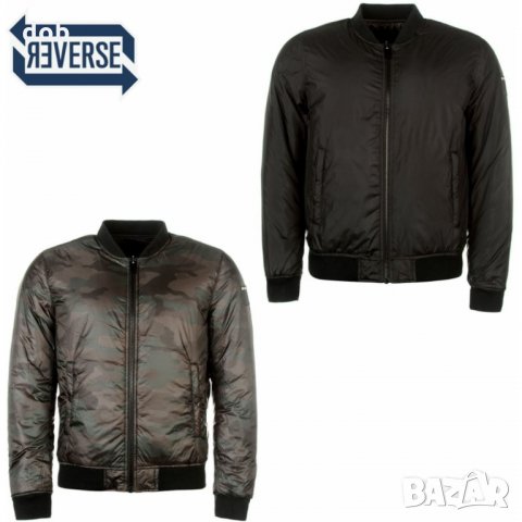 Ново двулицево яке Replay Bomber Camouflage Reversible design, снимка 1