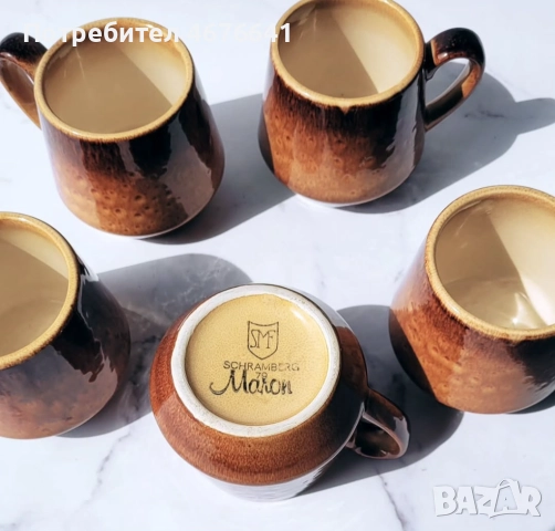 Керамични чаши SCHRAMBERG, снимка 2 - Чаши - 52937051
