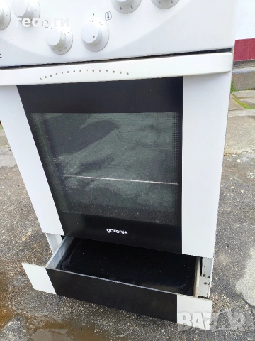 Готварска печка Gorenje (ширина 50 см) – отлично състояние, снимка 3 - Печки, фурни - 54089346