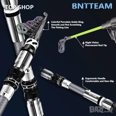 Нова Ултралека телескопична въдица 2.1 м 99% въглеродни влакна за риболов, снимка 7 - Въдици - 49567210