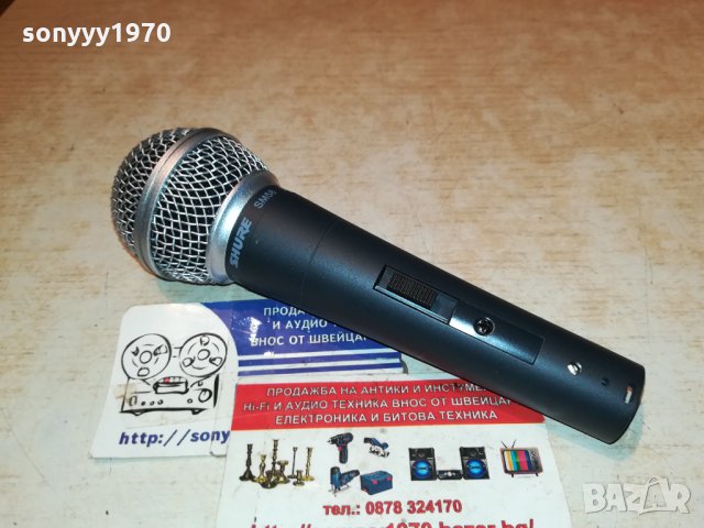 SHURE SM58 MIC-ВНОС GERMANY 0712212039, снимка 7 - Микрофони - 35064558