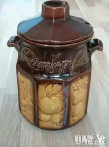 Глинен съд Rumtopf от 1960г