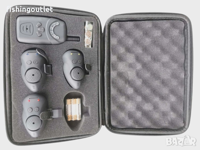 Сигнализатори със станция за сом . Активират се от вибраация при удар , снимка 4 - Такъми - 54046886