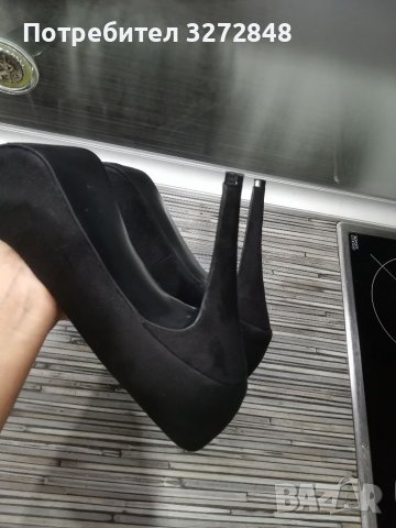Дамски велурени обувки на висок ток Starlet, снимка 7 - Дамски обувки на ток - 37954534