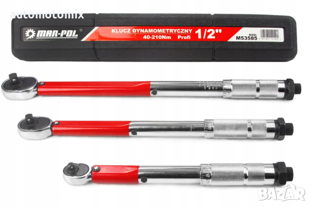 ДИНАМОМЕТРИЧЕН КЛЮЧ 1/2 40-210 NM - 267211, снимка 7 - Аксесоари и консумативи - 44598897