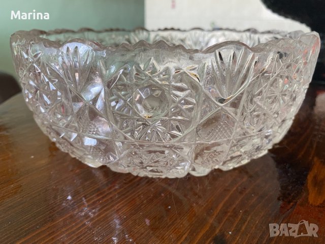 Кристална купа и кристална ваза, снимка 10 - Вази - 37940744