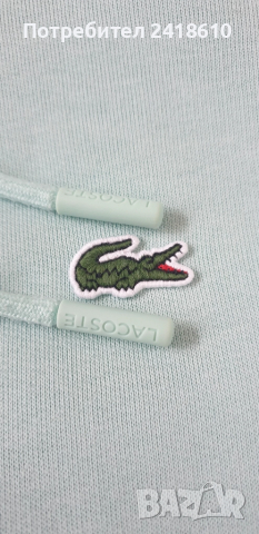 Lacoste Classic Fit  Hoodie Mens Size 4 - M  ОРИГИНАЛ! Мъжка Качулка!, снимка 8 - Спортни дрехи, екипи - 52352442