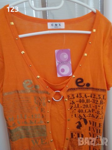 Спортно-елегантна рокля със златисти орнаменти, снимка 2 - Рокли - 37758376