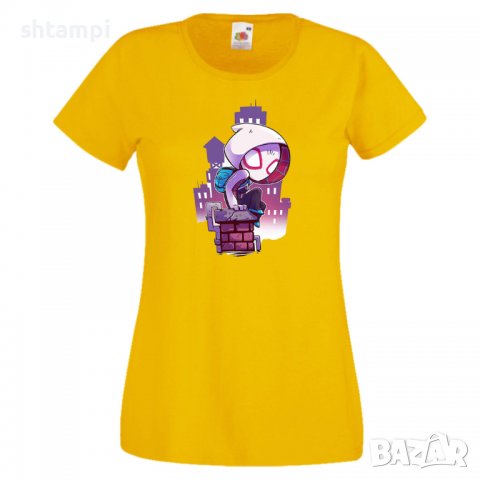 Дамска тениска Marvel Spider Gwen  Игра,Изненада,Подарък,Геймър,, снимка 10 - Тениски - 36785347