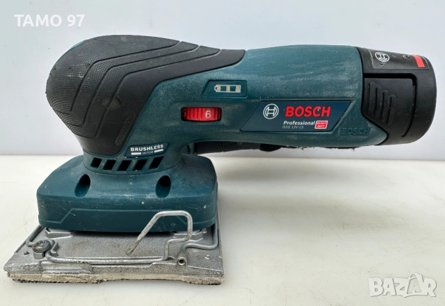 Bosch GSS 12V-13 - Акумулаторен безчетков виброшлайф 12V комплект!, снимка 4 - Шлайфмашини - 52915129