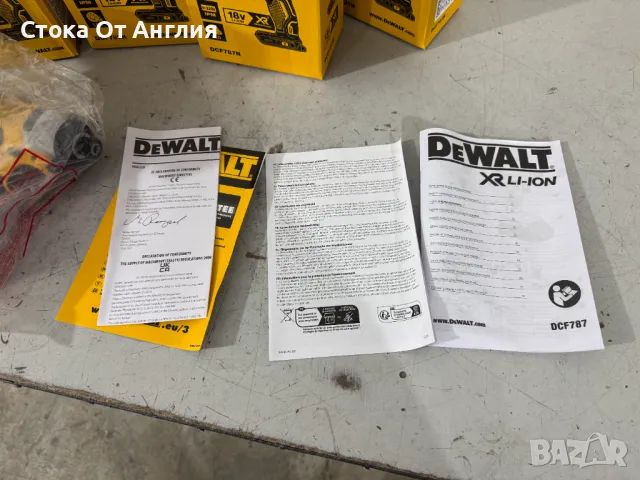 Импактор 18 V Li ion /170 Nm/ DeWALT DCF787/Brushless , снимка 9 - Други инструменти - 49219426