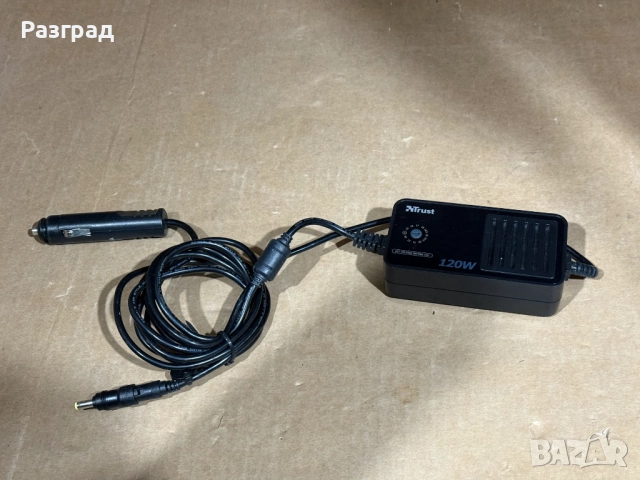 trust power adapter от 12V  на 15V до 24V/6A/120W