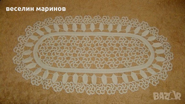 Каренца и покривки за маса плетени на една кука, снимка 11 - Покривки за маси - 31802966