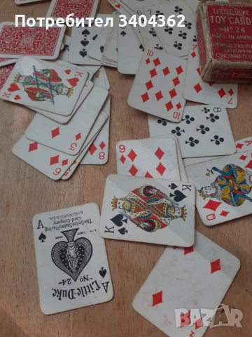 Стари мини колекционерски карти за игра Little Duke, снимка 4 - Антикварни и старинни предмети - 51108960